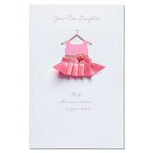 American Greetings - Tarjeta de felicitación para niña vestido rosa - Tarjeta de felicitaciones para nia con vestido rosa - Ver 6