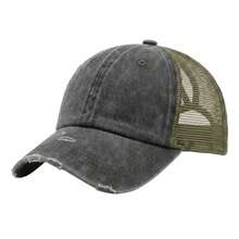 1 pieza Gorra de béisbol ajustable con lavado vintage, unisex, disponible en 7 colores, adecuada para deportes al aire libre y uso diario - A - Ver 14