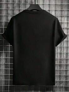 Camisetas para Hombre en Oferta - Camiseta Chicana Street con Estampado Bilingüe 'Don't Cry Homie' y 'Don't Cry Latin Culture' - Negro - Ver 2
