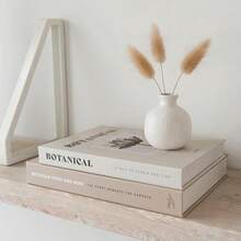 2pcs Decorative Books, Paper Decorative Boxes, Coffee Table Books - Faux Decorative Books For Home Decor And Bedside Table Decor - Suitable For Holiday Decoration - Apricot-beige - View 2