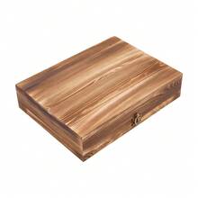 Retro Pine Wood 12-Compartment Spice Box, Countertop Spice Storage Box, Tea Spice Container, Spice Organizer, Spice Fit Box For Home Kitchen Restaurant - Brown - View 9