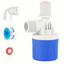 1个全自动水位控制浮球阀，1/2英寸/3/4英寸自动关闭小型浮球阀。无需电力。适用于水箱和水塔。自动水位控制器。 - 均碼 - 查看 4