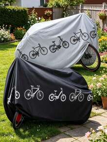 All-Weather Outdoor Bicycle Cover, Waterproof, UV-Resistant, Dustproof | Foldable Bike Cover For Garage, Patio, Travel | #Bicycle Accessories #Outdoor Essentials - Multicolor - View 5