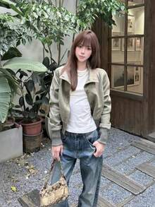 Women Jackets - Light Green - View 2