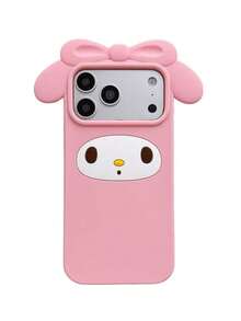SANRIO 可爱卡通3D旋律软硅胶防震全包保护手机壳，适用于 17/16/15/14/13 Pro Max - 彩色 - 查看 10