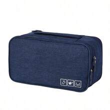 Travel Packing Organizer - Lightweight Oxford Fabric Zipper Storage Bag For Underwear, Travel Essentials, Portable, Durable, Stylish, For Home - Multicolor - View 18