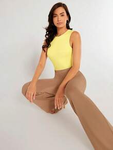 Body tank de cuello redondo - Amarillo - Ver 4