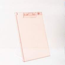 1pc Foldable Upright Hanging A4 Clipboard With Pen Holder, Durable Thick Multi-Function Exam Paper Clip Board For Office & Drawing - A4 - View 8