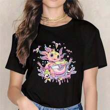 0022- New Summer T-Shirt With Bingo Design, Funny, Queen Of The Game, Gift For Women, Round Neck T-Shirt - 10 - 查看 1