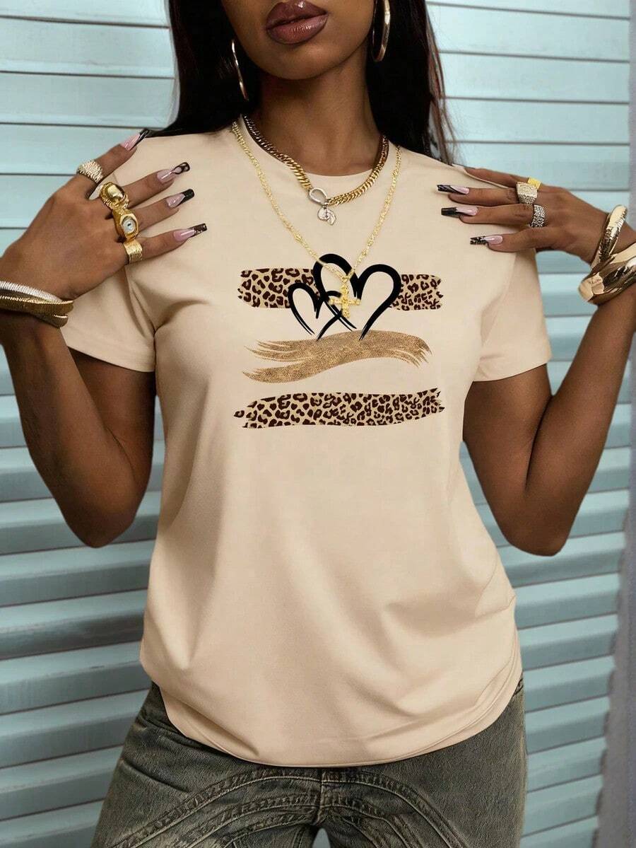 camisetas de manga corta con cuello redondo y estampado de eslogan, estilo casual de verano para mujer, ropa de moda para el día a día y vacaciones, adecuada para uso cotidiano y de ocio.|Moda Urbana Local de Primavera/Verano||Uso Casual Diario Primavera Verano Moderno Moldeador|Conjunto de verano para mujer, ropa para vacaciones|Blusas elegantes para mujer, ropa de primavera, blusas de verano. - Blanco - Ver 1