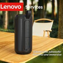 Lenovo 联想 D02 无线音箱 | 蓝牙 5.3 高速连接 | 轻巧设计 | 立体声效果 | 便携式桌面音箱 - 查看 5