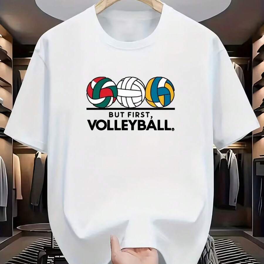 Camiseta estampada, tejida en algodón puro, con diseño de cuello redondo, estilo unisex, camisa creativa y moderna, ideal para primavera y otoño, holgada y cómoda para hombres y mujeres. - Blanco - Ver 1
