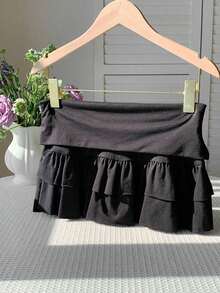 Women Skirts - Black - View 10