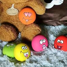 1/3/6 Pcs/Set Interactive Pet Squeaky Ball Toys, Suitable For Entertaining Training And Dental Cleaning, Durable Dog Chew Toys - Multicolor - View 5