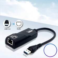 100Mbps USB 3.0 有线 USB Type-C 转 RJ45 LAN 以太网适配器，RTL8153 网卡，兼容 PC、Windows 笔记本电脑 - 查看 7