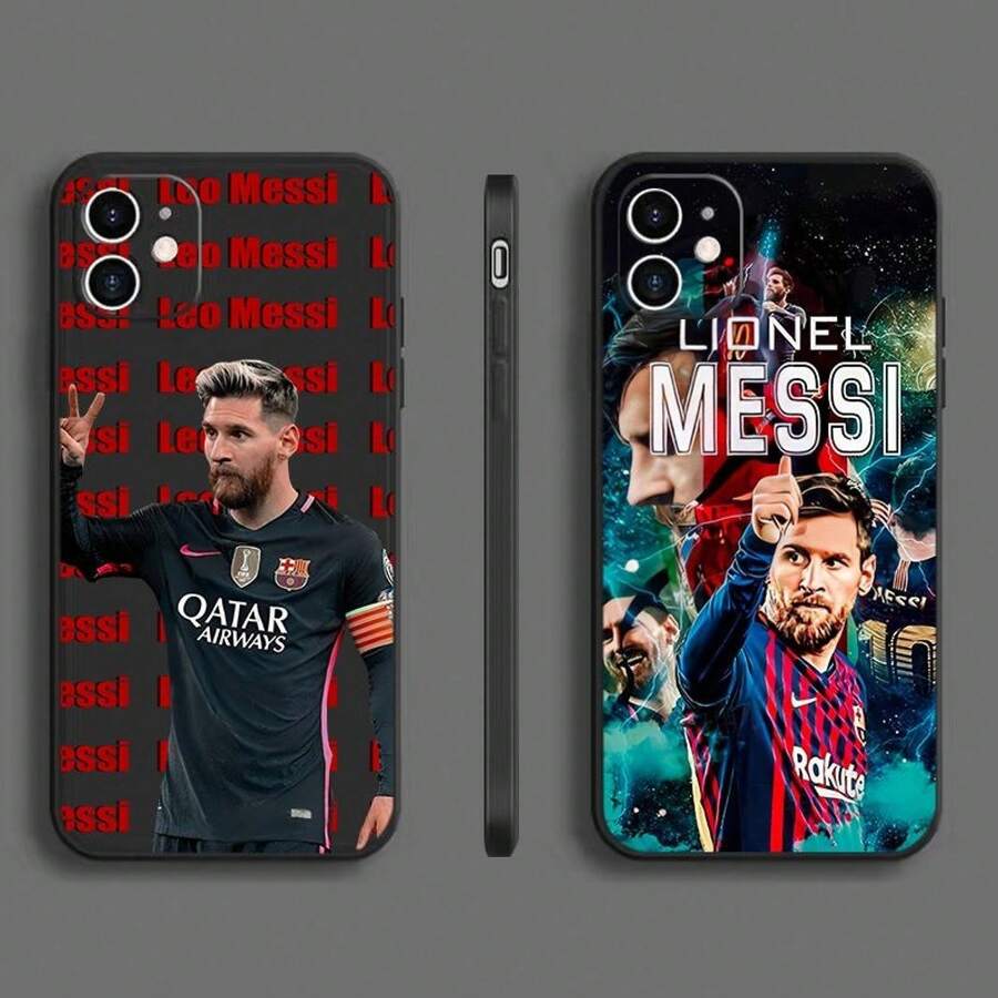 Fundas de teléfono populares con temática de estrellas del fútbol, con diseño de estrellas de equipos populares, M-ESSI. La última funda de teléfono única y elegante de alta gama, desde almacén local, adecuada para iPhone 17/16/15/14/13/12/11/7/8/X XS MAX/Air/Pro/ProMax y Galaxy S20/S22/S23/S24/S25/S26ULTRA Plus Fe y Galaxy A05/A13/A14/A15/A16/A54/A35/A55/A56 Series Pixel 10/Pixel10/9 PRO XL. Diseños populares, divertidos y originales, personajes lindos y peculiares, funda de teléfono clásica y elegante. Funda profesional anti-caídas, anti-huellas, duradera, linda, para mujeres y hombres. Una excelente opción de regalo para familiares y amigos, totalmente protectora contra caídas, no hay necesidad de preocuparse por una pantalla rota, versátil para el uso diario, funda de teléfono unisex. - Negro clásico - YQ595 de borde recto - Ver 1