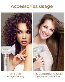 UKLISS Upgraded 5-In-1 Multifunctional Hair Styling Set: Hair Dryer, Automatic Curling Iron, Straightener & Curler. Perfect For Home, Gifting, Holidays, Travel, Hair Care, Cosmetics, And Nail Care. - US A Type Plug(110-127V) - View 8