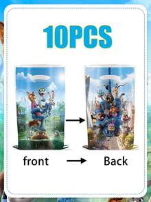 Disney Judy And Nick Vintage Theme Party Gift Set, Classic Character Patterns Suitable For Fans And Vintage Theme Celebrations. These Thick And Durable Paper Products Have A Vintage Texture, Adding A Warm And Nostalgic Atmosphere To Your Party. - Party Supplies - View 7