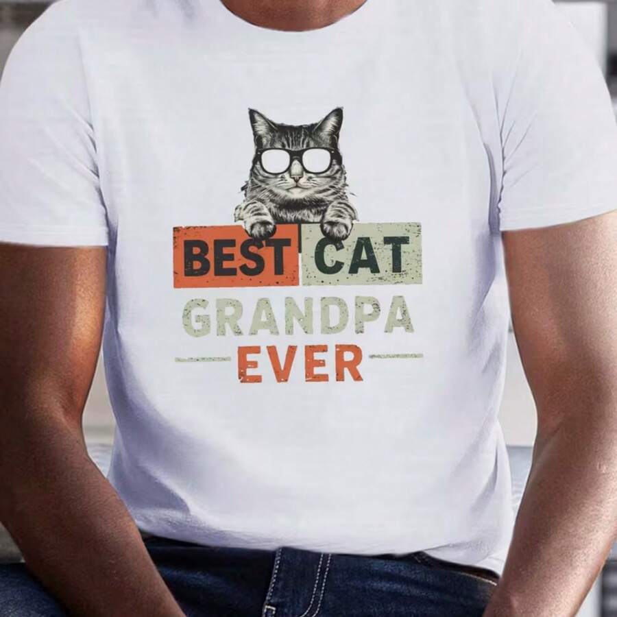 Printed T-Shirt For Men And Women - White - View 1