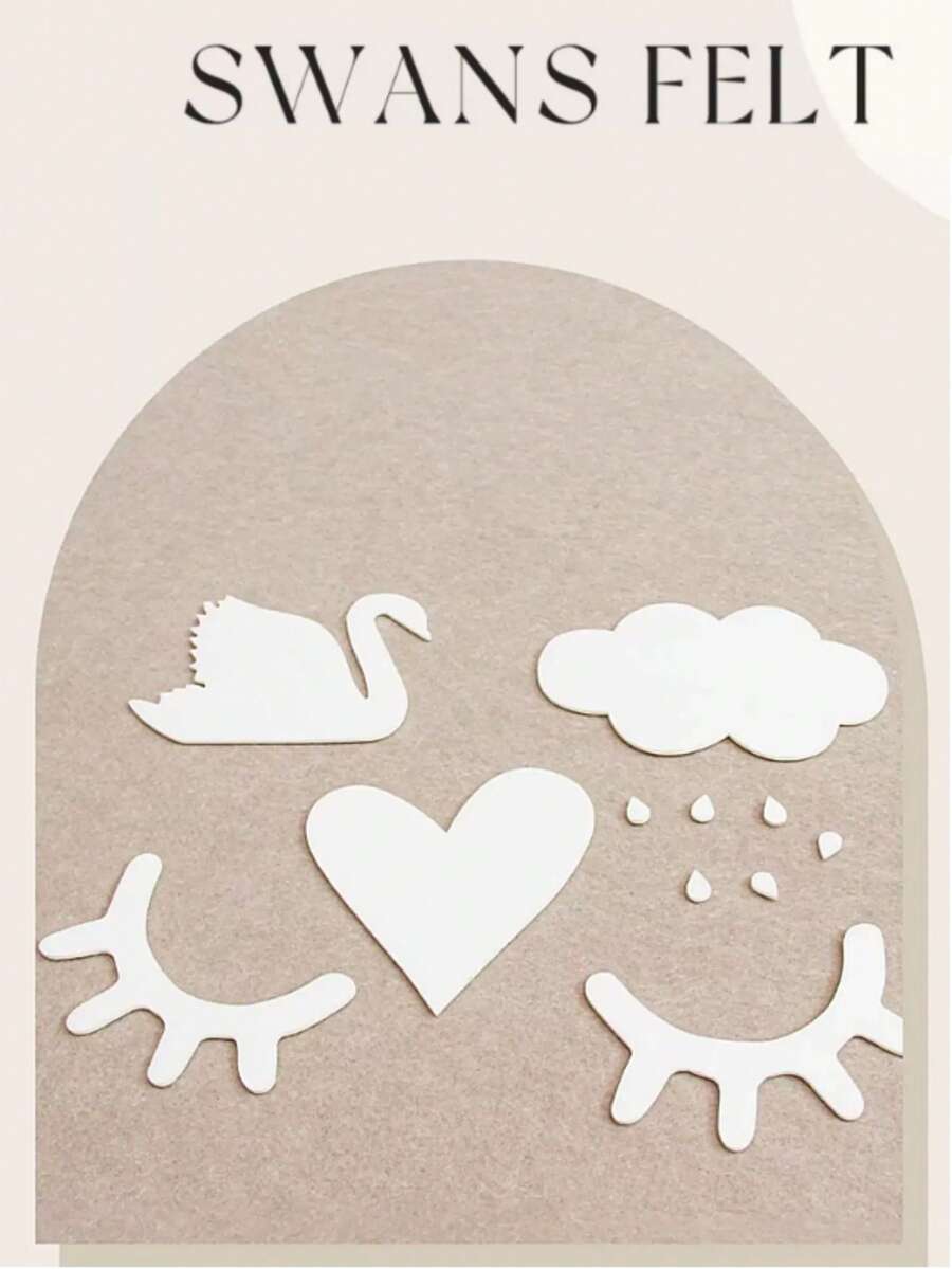 1 Set de Flores de Fieltro Hechas a Mano - Pegatinas DIY Vibrantes y Decoración de Aula - Diseño Lindo, Duradero y Versátil, Creatividad Infinita - Conjuntos - Ver 1