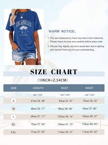 Sudadera con estampado de letras Rachel para mujer, con diseño de letras, divertidas, informales - Azul - Ver 5