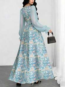 Women Midi Dresses - Multicolor 7 - View 2