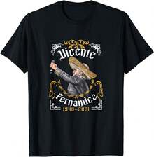 Camiseta unisex de manga corta, Chente Vicente Fernandez - Pero Sigo Siendo El Rey, camisetas mexicanas para hombre, spiderman, ,  women, romwe men, boho chic, regalos para maestros, camiseta de mujer, atuendos curvy para hombre, y2k - Negro - Ver 6