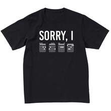 Short-Sleeved T-Shirts, Clothing For Guitarists/Bands, Printed T-Shirts, Women's Clothing, Streetwear - 黑色 - 查看 2