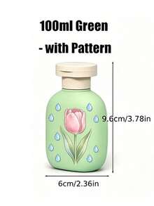Refillable Travel Bottles, Mint Leaf And Water Drop Design, Leak-Proof Squeeze Containers Suitable For Cosmetics, Shampoo And Other Liquids, Practical Travel Bottle Set, Travel Toiletry Bottles, Shampoo Travel Container, PP Lotion Bottle, Travel Essentials - Multicolor - View 10