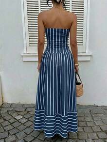 Women Midi Dresses - Multicolor 7 - View 8