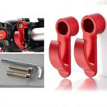 1/2pcs Multi-Color Motorcycle Storage Hook, Aluminum Alloy Single Hole Handlebar Adapter Design, Fits Most Motorcycle Models, Can Hang Helmet Backpack Cup Umbrella, Fashionable Metal Texture Durable Motorcycle Accessory - 1/2pc Motorcycle Hook - View 5