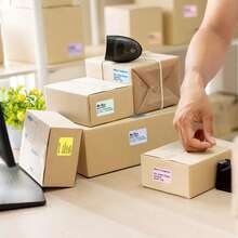 Thermal Label Stickers, Colorful Self-Adhesive Labels, Suitable For B3/M110/M221/M120/M200 Portable Label Printers, Applicable For Small Businesses, Homes, Offices And DIY Holiday Projects - View 9