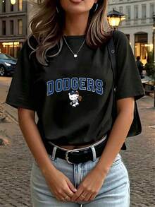 Women T-Shirts - 黑色 - 查看 4