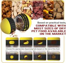 Dog Interactive Toys Dogs Puzzles Feeder Adjustable Food Dispensing Treat Dispenser Slow Feeding For IQ\/Physical Training And Brain Stimulation Large Medium Small Dog - Đen trắng - Xem 4