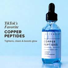 Asterwood Copper Peptides Serum For Face - Tightening, Repairing, Collagen Boosting - With GHK-Cu And Hyaluronic Acid - Fragrance-Free - 2 Fl Oz - 積雪草 - 查看 5