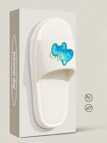 Cartoon Casual EVA Slippers, Comfortable Home Wear For Spring & Autumn - White 12 - View 4