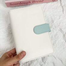 A6 DIY PU 马卡龙波点活页封面，周计划现金信封，多功能笔记本和卡片夹 - 多色 - 查看 14