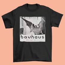 Bella Lugosi's Death Anniversary T-Shirt By The Band Bauhaus_Post-Punk T-Shirt_Gothic Rock Band T-Shirt_Unisex Bauhaus Band T-Shirt - 黑色 - 查看 2
