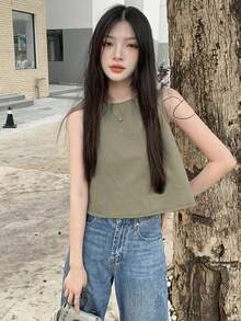 Women Tops - Army Green - View 2