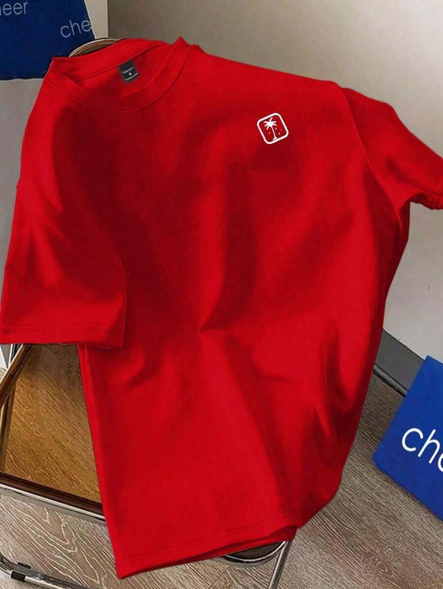 Men Sports Tees & Tanks - 紅色的 - 查看 1