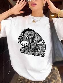 Women T-Shirts - White - View 3