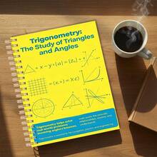 DANPERJI 5.5x8.3 Inch High School Algebra, Geometry, Trigonometry Guidebook Notebook | Student Formula Workbook | Helps Master Key Knowledge | Ideal Gift For Students And Teachers - 3 - View 4