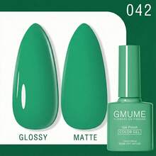 GMUME 4件/組 7.5ml 藍莓果昔凝膠指甲油，顏色：048, 054, 050, 042, 純色 WYSIWYG, 浸泡式 UV LED, 皇家藍, 深紫色, 奶油丁香紫, 深湖綠, 深藍色, 奶油丁香紫, 深湖綠, 藍色 - 彩色 - 查看 10