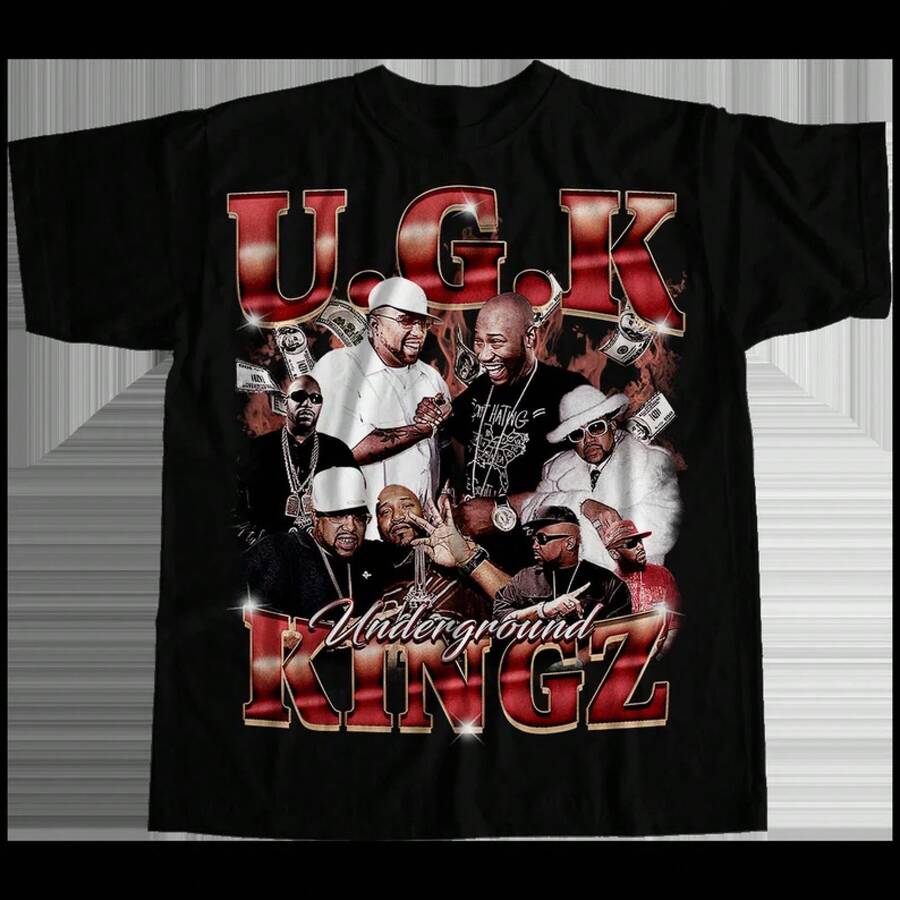 UGK T-Shirt From The 90s - Black - View 1