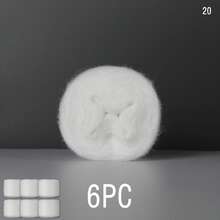 6Pack 300g Hand Blended Mohair Chunky Yarn - Fluffy Short Hair Double Stranded Colorful Yarn Ball, Woven Close Fitting Coarse Thread, Crochet Shawls Scarves - 6pcs 300g - View 36