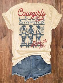 Camiseta de mujer para primavera y verano - Blanco - Ver 11