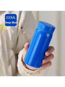 1pc 200ml Compact Mini Water Cup, Stainless Steel Water Bottle, Portable Pocket Cup, Outdoor Sports Water Bottle, Suitable As Gift For Friends - Multicolor - View 8