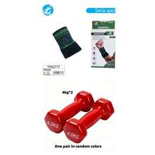 2 Pcs Home Gym Essential Iron Dumbbells, Heavy Duty Sturdy Iron Material Durable For Long Lasting Workout, Multi-Purpose For Arm Workout Hand Strength Training Full Body Home Fitness, Fit For Novice And Advanced Fitness Users, Random Color Shipment - Multi-color Random - View 5