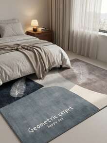 1pc European Geometric Pattern - Luxury Classic Color Block Patchwork Area Rug, Machine Washable Soft Carpet Mat, Rectangular, Short Pile, Suitable For Living Room, Bedroom, Office, Game Room, Study, Indoor/Outdoor Entrance, Home Decor - Multicolor - View 5