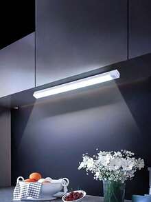 0/20/30/50cm LED 動感感應燈，USB充電式暖白/白光櫥櫃燈條，磁吸感應櫥櫃燈，壁燈，廚房燈，樓梯燈，浴室夜燈，無線LED感應夜燈，適用於房間、臥室、床邊、廚房、衣櫥、樓梯、走廊和櫥櫃 - 白色 - 查看 4